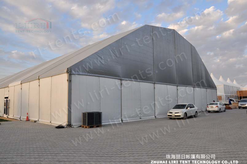 2015 New Design Huge Polygon Tent 60m For Industry Storage