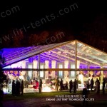 Decorated Clear Wedding Tent