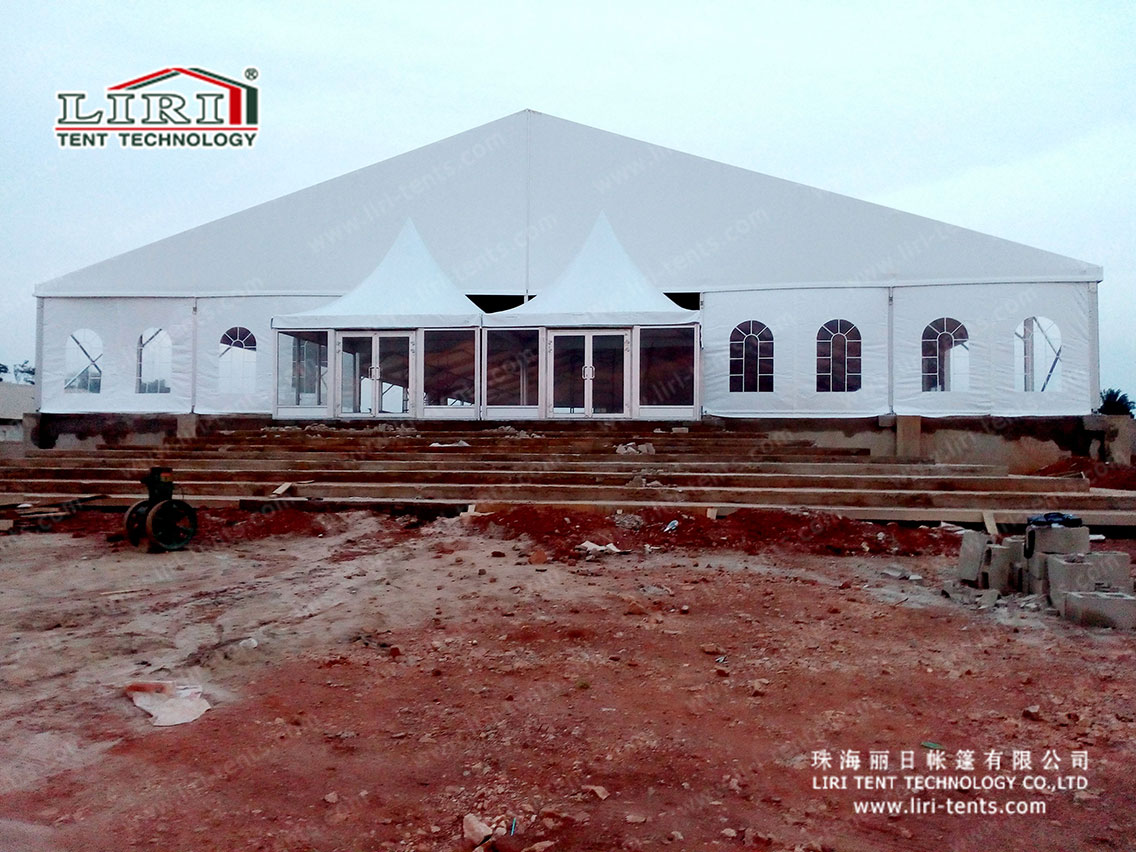 Church Tent with hard wall