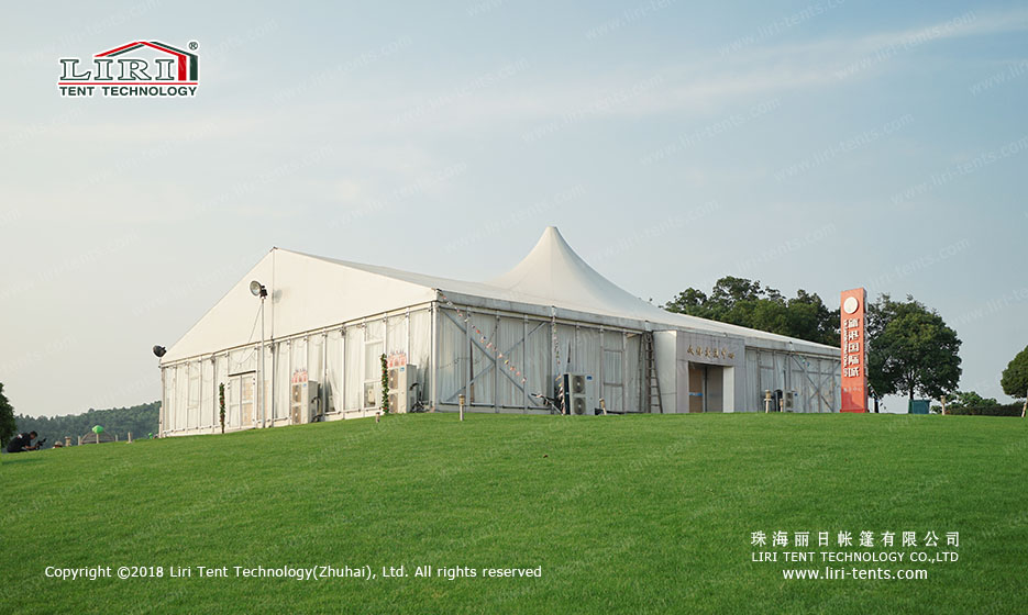 20X30 Aluminum High Peak Tent Purchase for Catering Party — Marquee