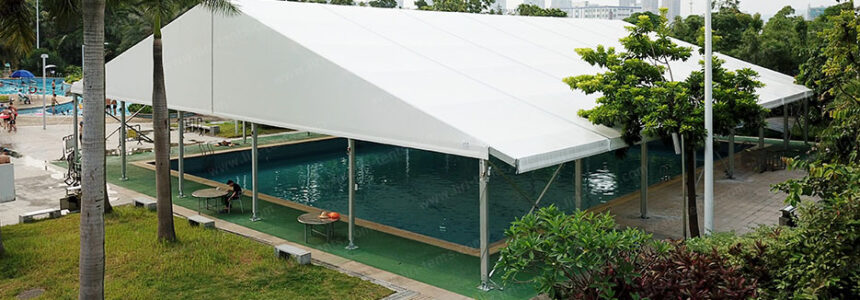 The Swimming Pool Added A Big Top Tent Double The Daily Opening Hours