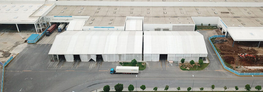 Industrial Warehouse Frame Tents For Logistics And Transport Companies