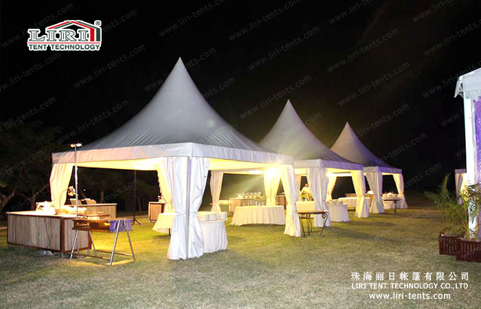 Outdoor church canopy for new year event or party