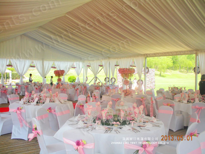 Different styles and types of wedding tent rental