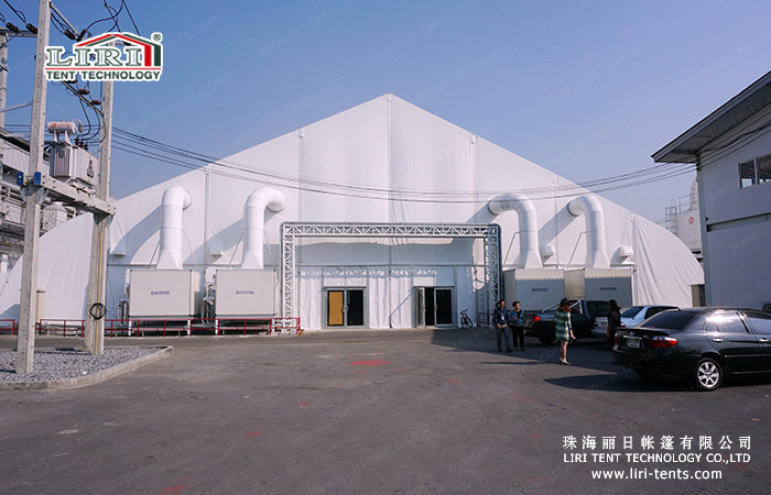20x50m White TFS Curve Tent in Middle East