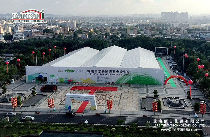 Large exhibition marquee tent for show