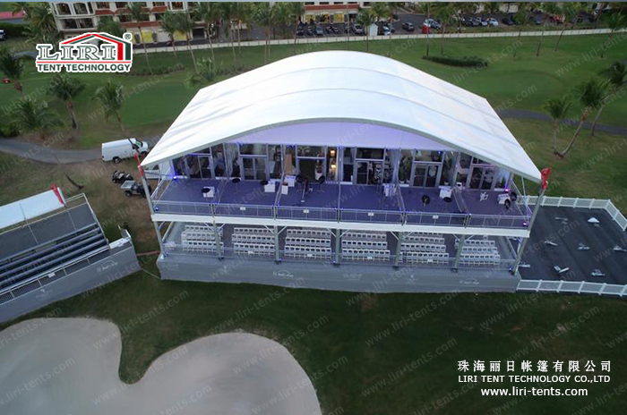 Double Deck Golf Event Tent