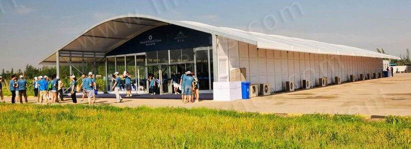 25x50m Custom Arch Tent Durable Exhibition Marquee