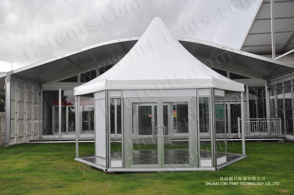 6m hexagonal high peak tent (5)