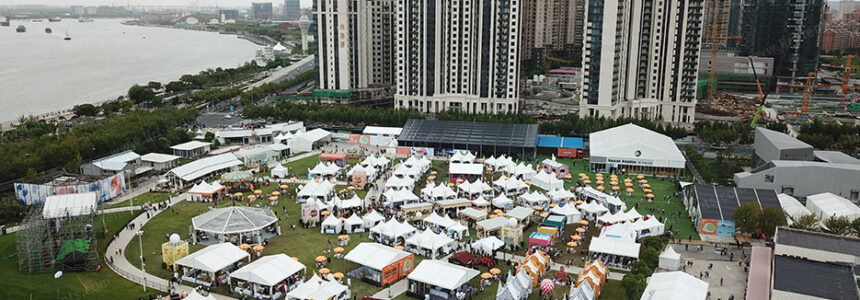 Large Event Tent A-Top, Mini Pagoda, Polygon For Food Festival