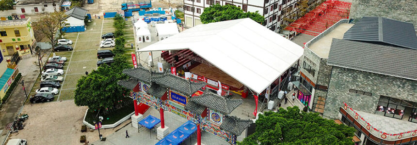 What Advantages Outdoor Sports Court Canopy Tent Have?