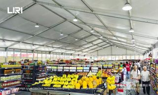 outdoor temporary storage tent