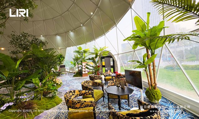 Spacious dome marquee