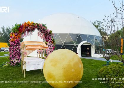 20m Dome Marquee: Visual Impact for Premium Receptions