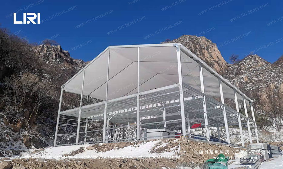 Outdoor aluminum marquee frame