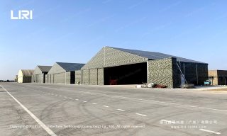 Aircraft hanger marquee