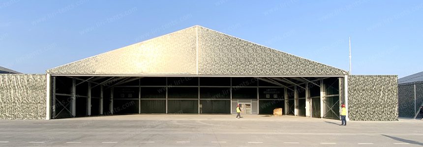Large Aircraft Hangar Marquee | Modular Electric Hangar Systems