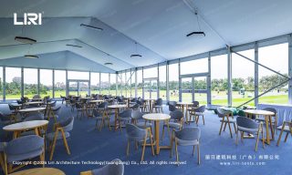 Custom UV-Printed Pagodas for Sponsors