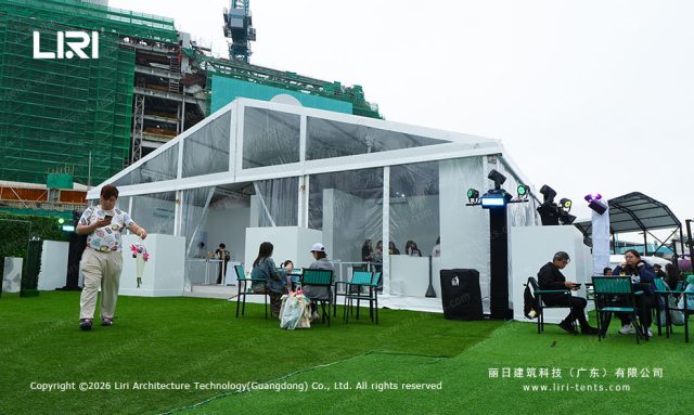 clear event marquee