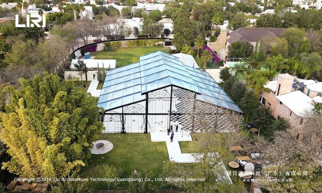 30m Black Aluminum Orangery