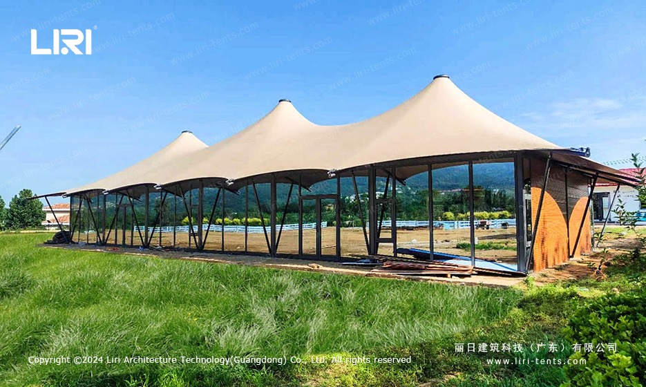10x25m Tension Membrane Structure Exterior