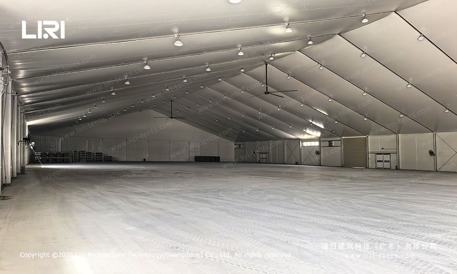 Warehouse tent hall industrial storage space