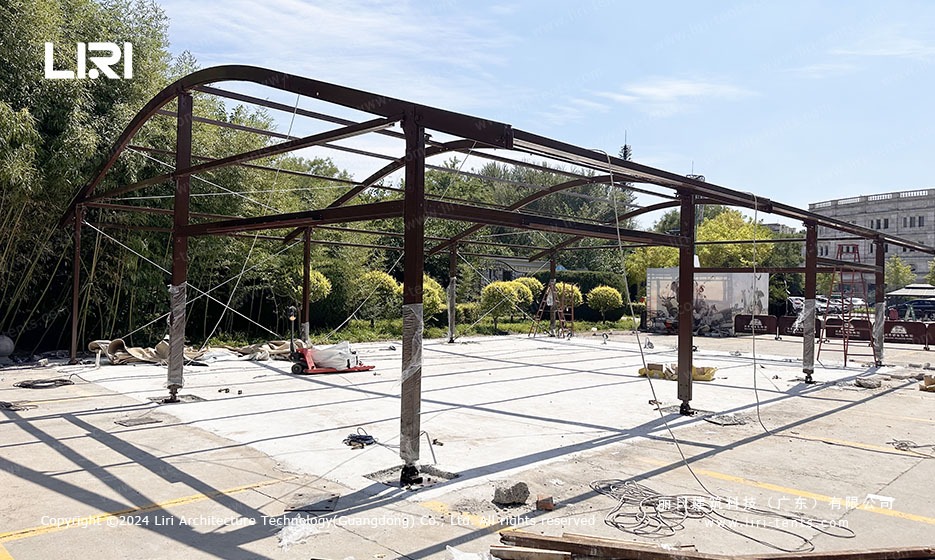 Arc Roof Tent Steel Frame Assembly