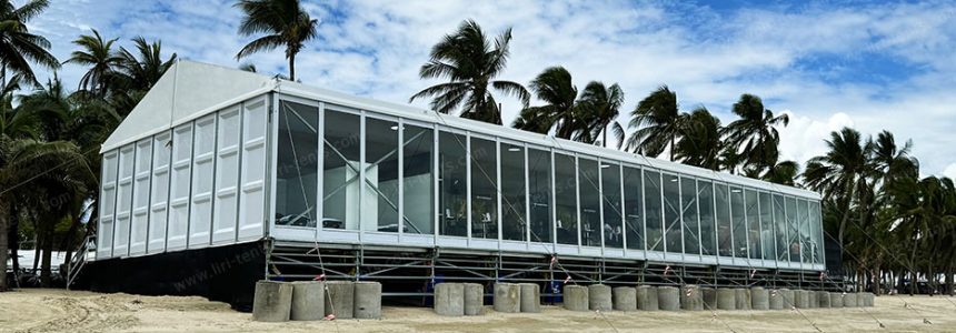 Motorsport VIP Marquee Tent: Beachside Racing Hospitality Solution