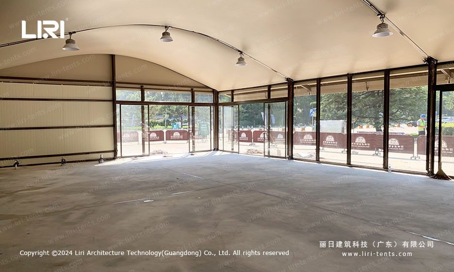 Glass Wall Marquee Interior View