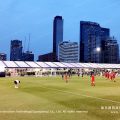 Transparent marquee tent at FIFA fan zone event in Thailand with 20m clear span