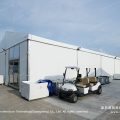 White A-Frame Marquee Exterior for Broadcast Zone at Sanya Formula E