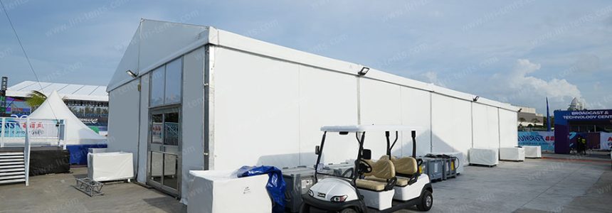 Sanya Formula E Marquee Tent: Multi-Zone Layout for Electric Racing Event
